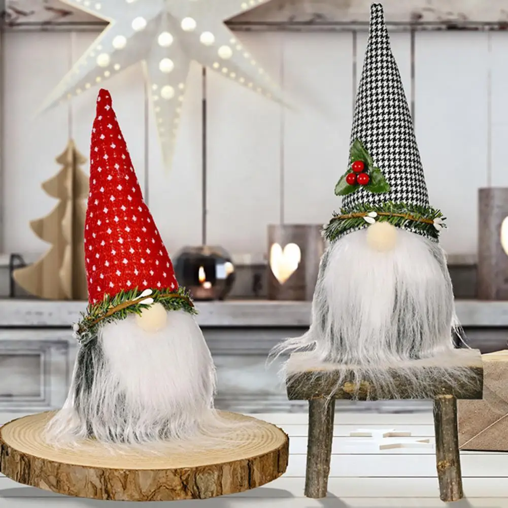 

Doll Ornament Cute Soft Exquisite Dwarf Shape PP Cotton Doll Decor for Home