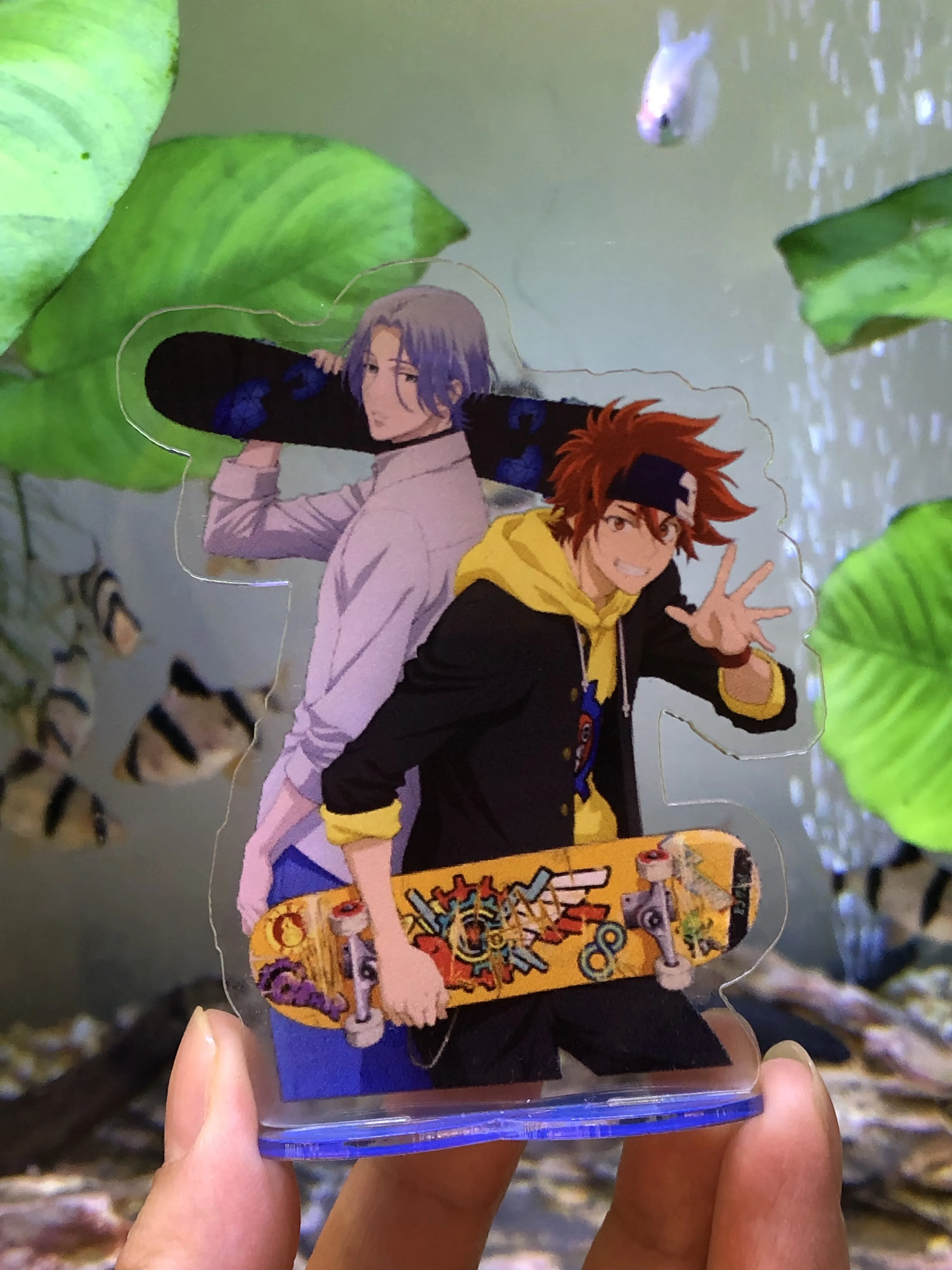 

Брелок для ключей из акрила с изображением аниме SK EIGHT SK8 the Infinity MIYA лёнка вишневого цвета