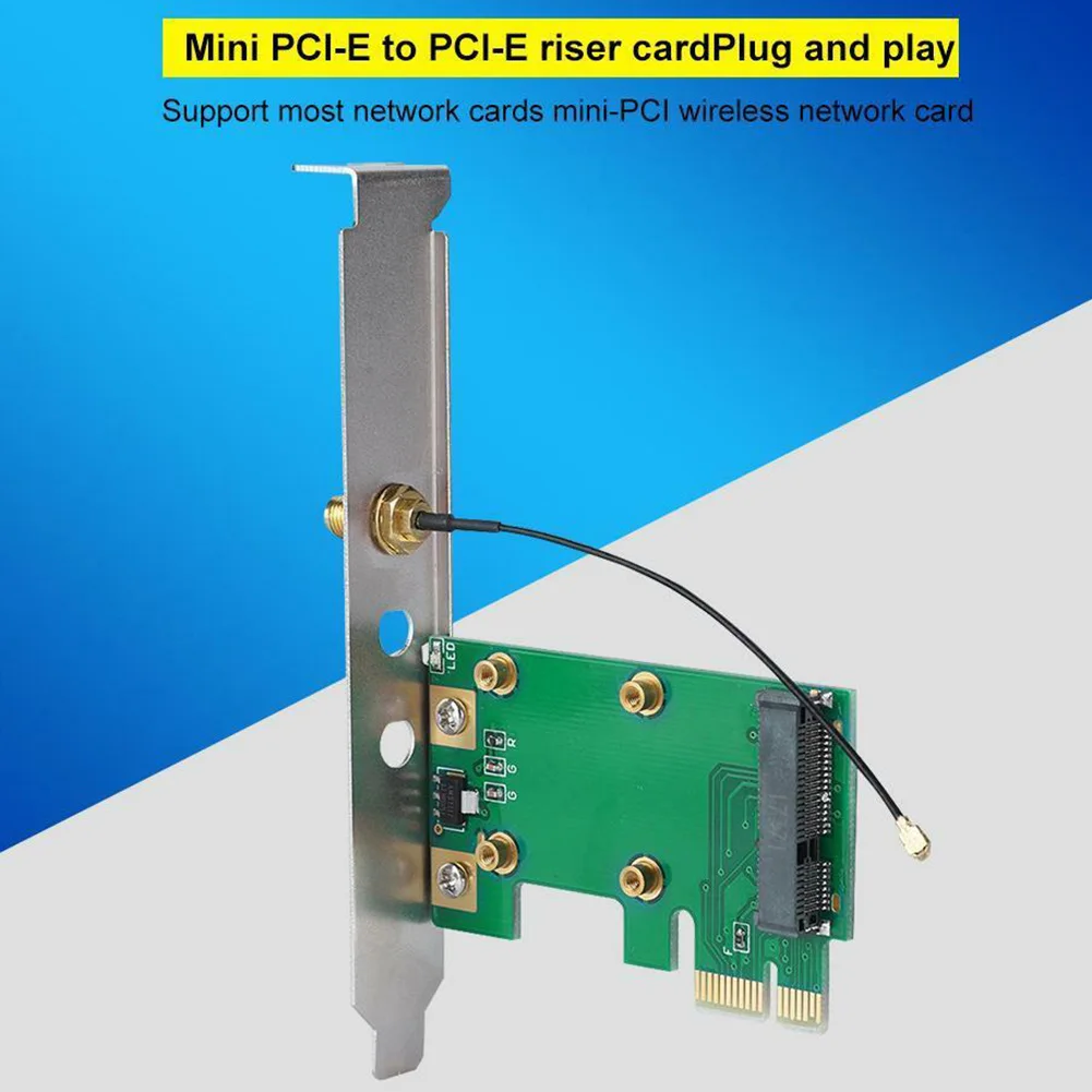 Переходник MiniPCI-E на PCI-E беспроводной Wi-Fi адаптер сетевой преобразователь