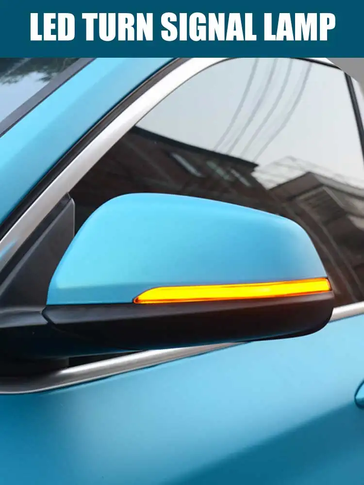 

2PCS Dynamic Turn Signal LED Light Flowing Water Blinker Flashing Indicator for BMW X3 X4 X5 X6 X7 G01 G02 G05 G06 G07