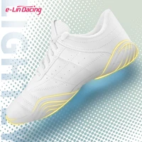 adult competitiveaerobics shoes white breathablelightweight soft bottom cheerleading kids sports dance body building shoes