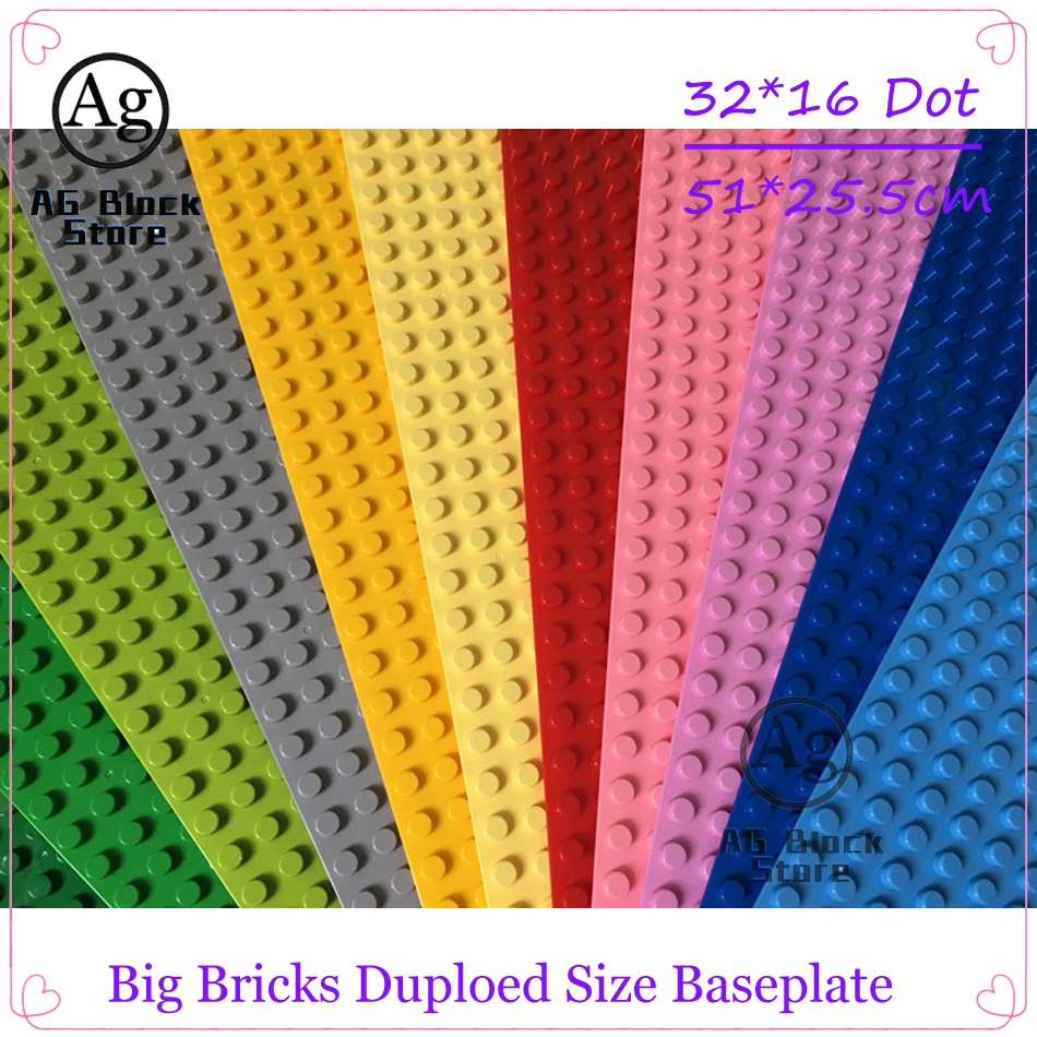 Блоки большого размера для крепления на руке 32*16 точечная DIY строительные блоки