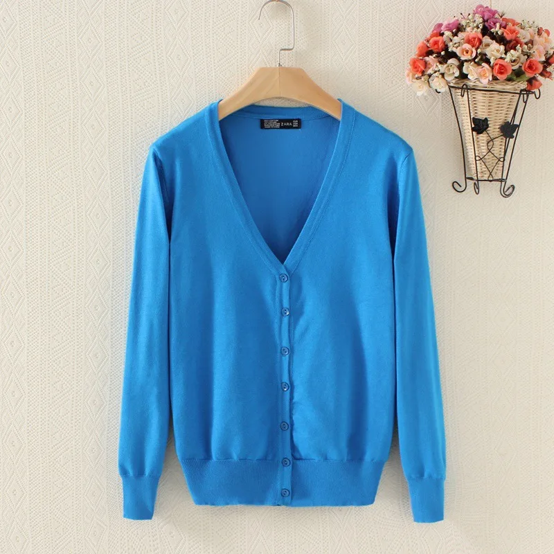Женский кашемировый кардиган вязаный шерстяной свитер |