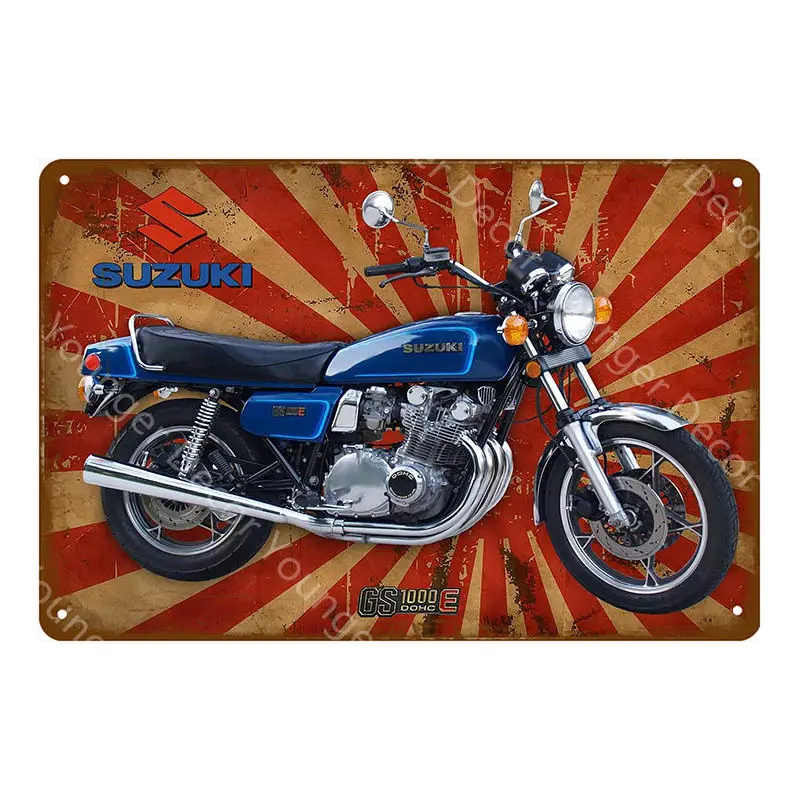 YD9302AI Японские британские мотоциклы металлические знаки BSA Norton Suzuki Ariel моторная пластина настенная живопись плакат винтажный декор для гаража YI-138 - Color: YD9302AI