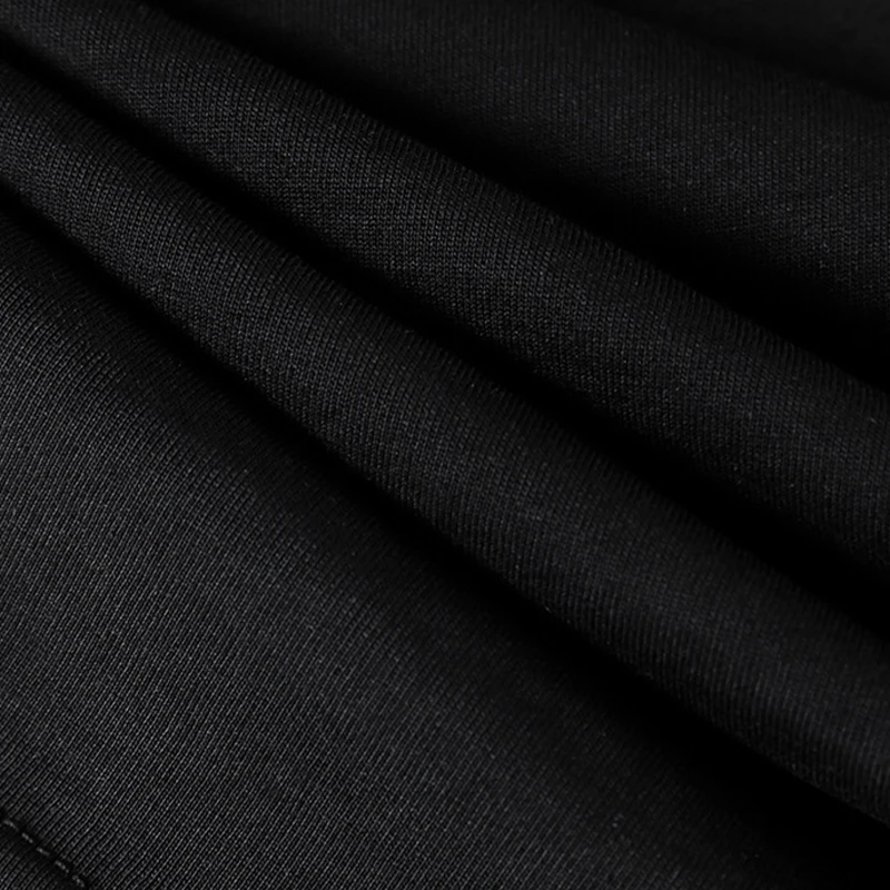 

2020 New Arrival Short Sleeve Male Summer Cotton Embroidery Loose Big Style O-neck Knitted Casual T Shirt Brand Clothing