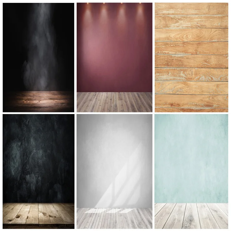 

Wood Board Background For Photography Wooden Plank Floor Newborn Baby Portrait Backdrops Photocall Photo Studio 21809OBU-06
