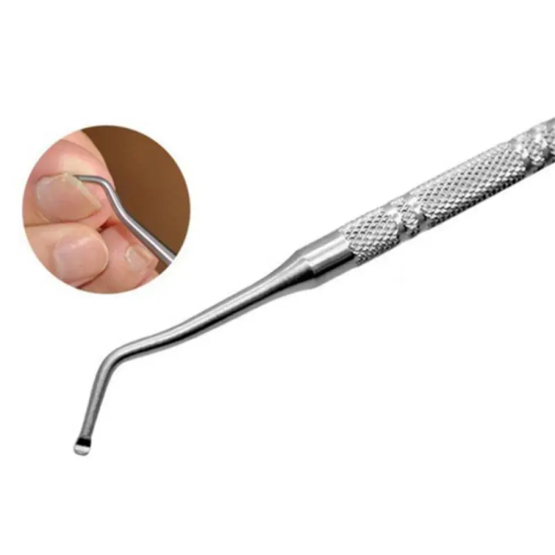1Pcs Stainless Steel Manicure Pedicure Tool Dead Skin Remover Scissor Foot Hand Nail Cleaner Gap Cleaning Tools |