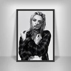 Картина для домашнего декора, пикантная красота, модульный холст, небо, картина, Постер, певец, звезда, печатная Настенная картина для гостиной, рамка