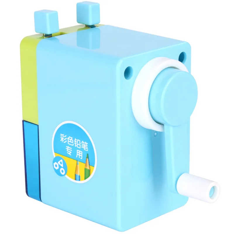 Точилка для карандашей DL 0742 ручная точилка канцелярские принадлежности обучения