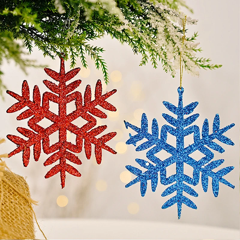 4 шт. 11 см пластиковые украшения для рождественской елки|Искусственный снег и