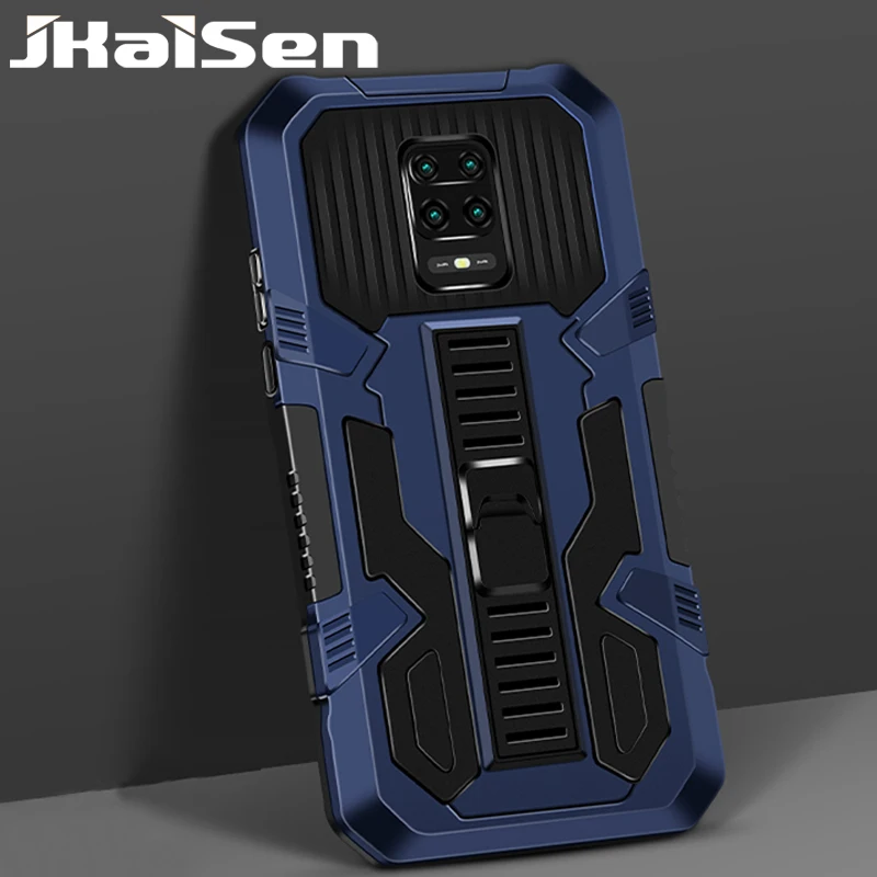 

Shockproof Bracket Protective Case For Redmi Note 9S 9 Pro Max Luxury Kickstand Phone Case Back Cover For Redmi Note 9 9Pro Case