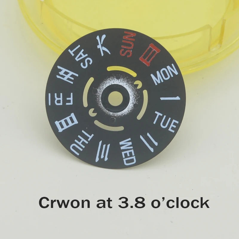 NH35/NH36 Movement Wheel Seiko Movement Kanji dial Date at 3 Crown at 3.8 Watch Replace fit 3.8 NH36 Watch Case 3.0 NH35 Case enlarge