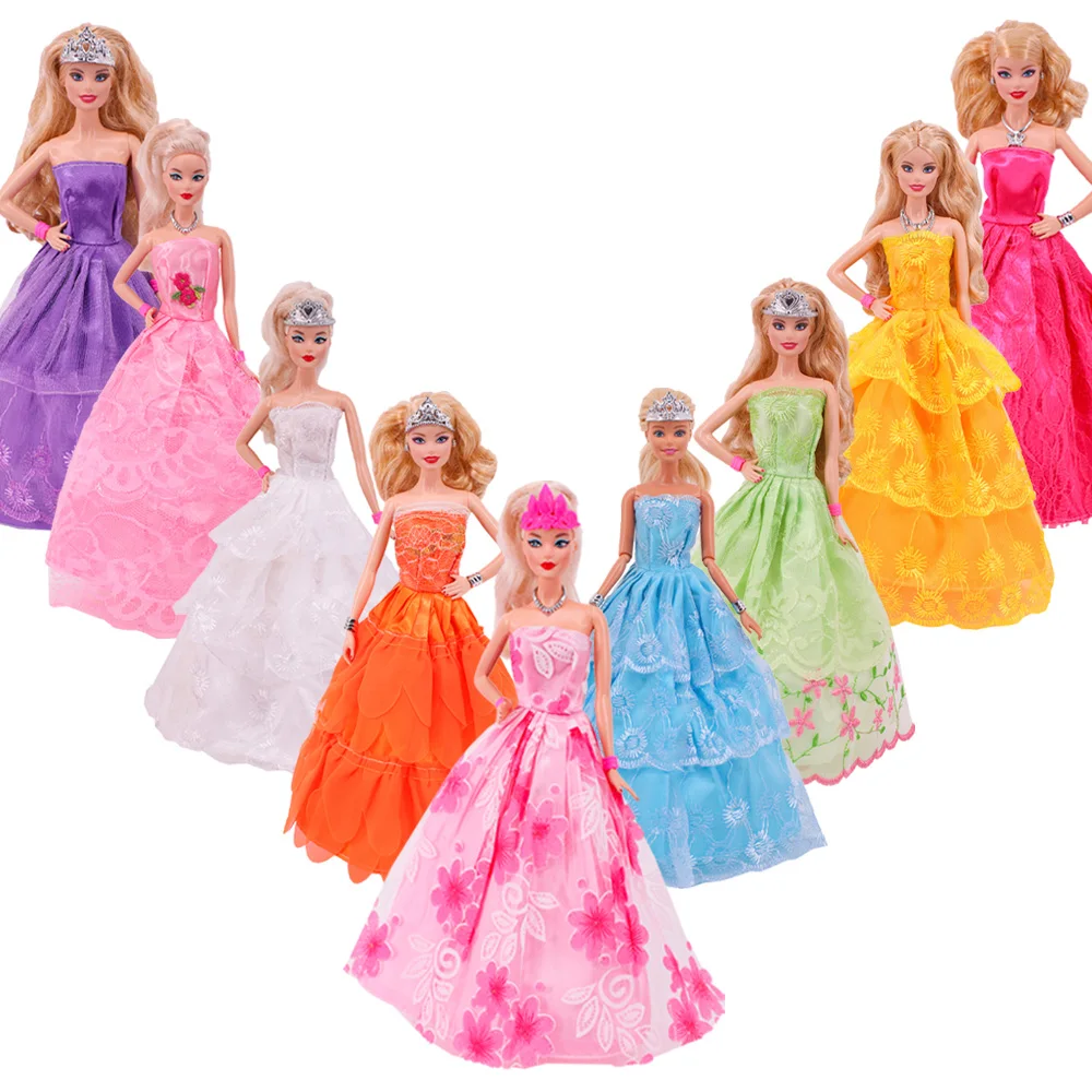

Аксессуары для Барби платье свадебное платье ручной работы для 11,8 дюймовых кукол детские аксессуары для Барби мебель