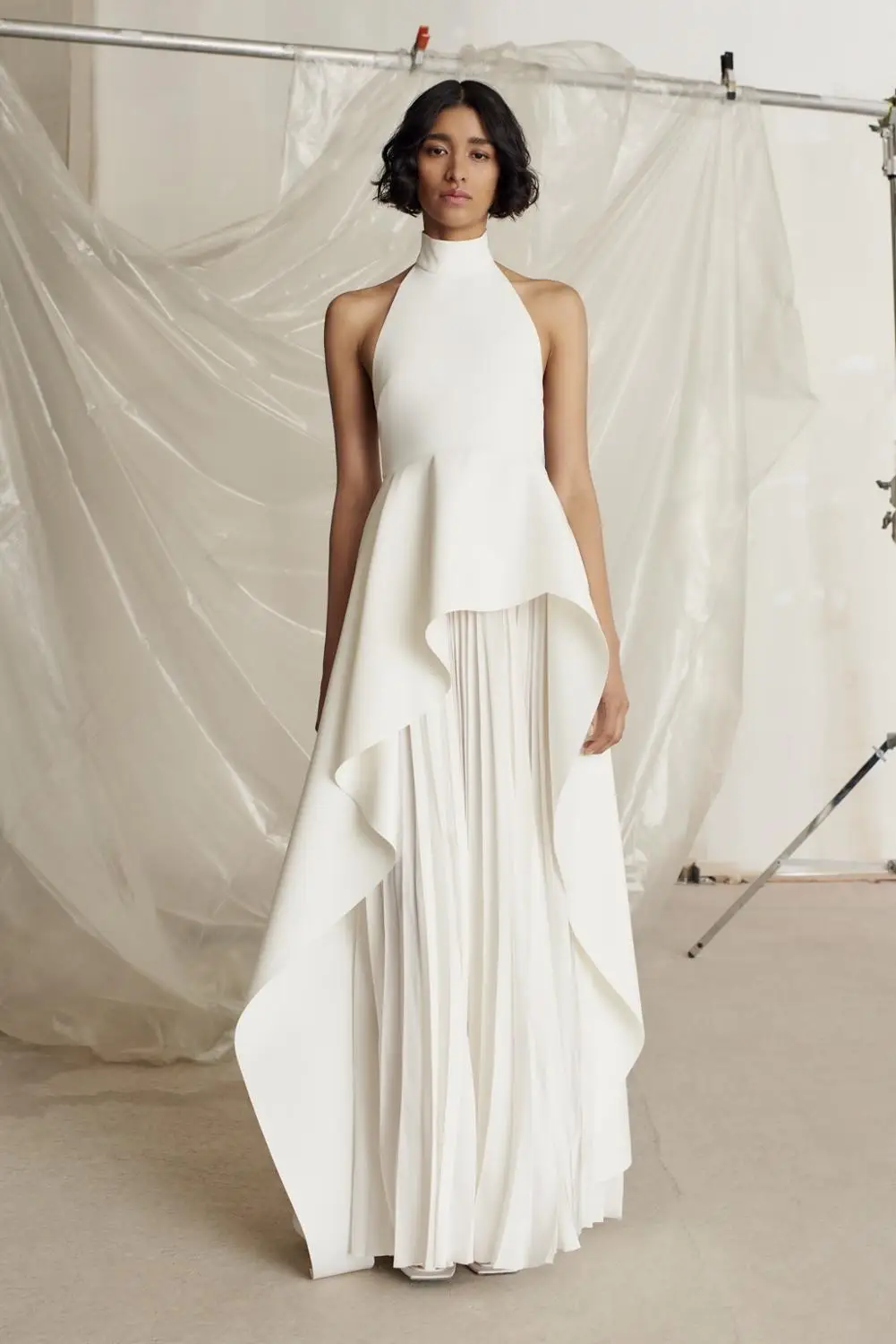 Новинка 2020 женское элегантное белое черное платье с круглым вырезом без рукавов