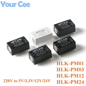 HLK-PM01 HLK-PM03 HLK-PM12 HLK-PM24 AC-DC 220V to 5V/3.3V/12V/24v Mini Step Down Buck Power Supply Module Intelligent Switch