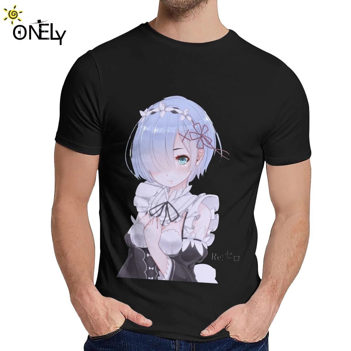 

Streetwear Re Zero Kara Anime T shirt Unisex Hipster 100% Cotton Camiseta Fashion Crewneck