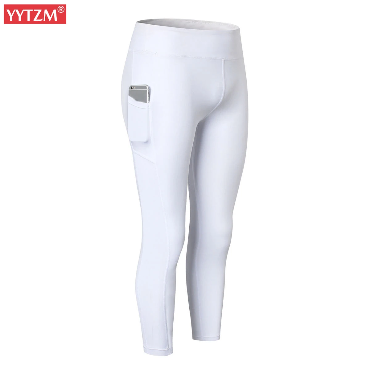 Новинка однотонный короткий брюки для йоги узкие леггинсы с боковыми карманами