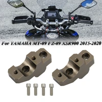 for yamaha mt09 tracer 900 fz09 motorcycle mount handle clamp universal handlebar riser bar handlebar bar risers barback