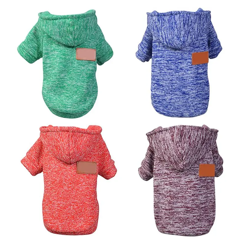 Классическая теплая одежда для собаки свитер щенка куртка пальто зимняя модная