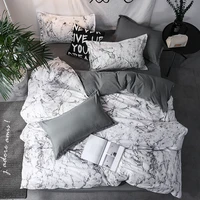 soft comforter bedding set simple bed linen set nordic duvet cover set quilt cover bedclothes pillowcase decor home textile