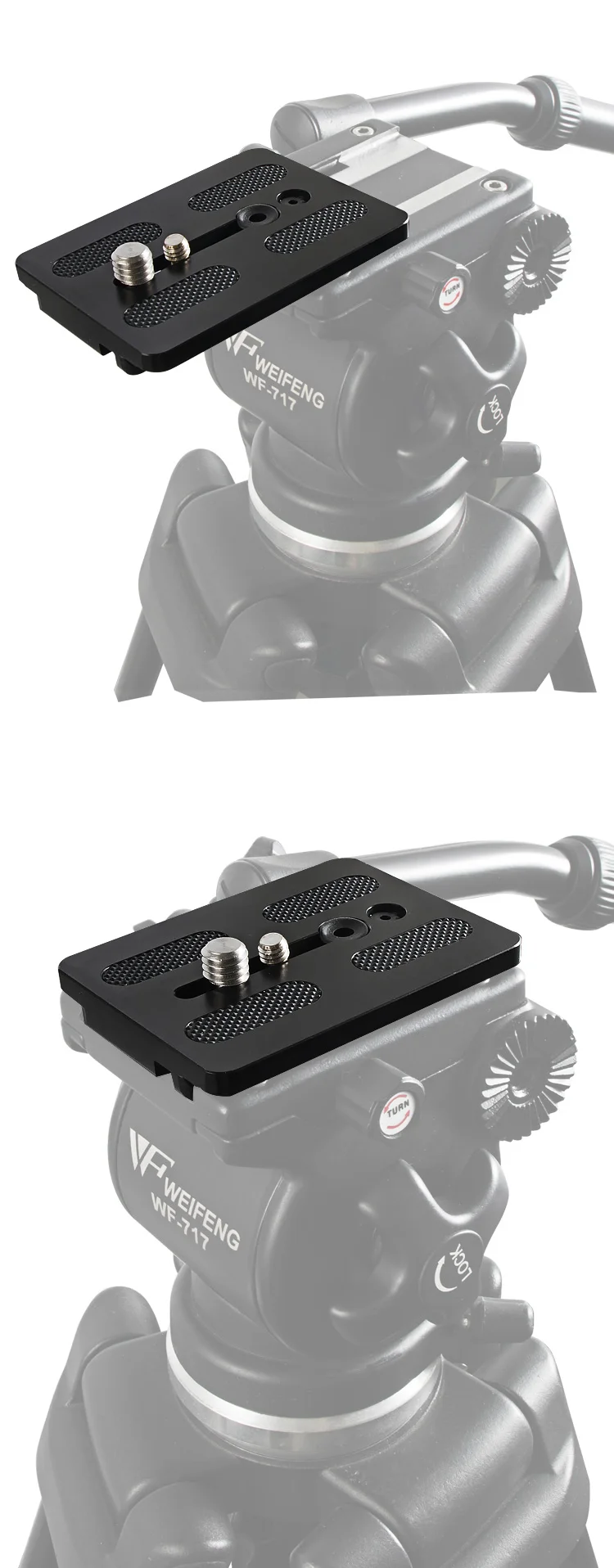 BEXIN камера Quick Release Plate для Weifeng 717 EI-717A 717AH видео штатив головка dslr камера монопод Быстрый башмак камера аксессуар
