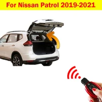 tail box for nissan patrol 2019 2021 power electric tailgate foot kick sensor car trunk opening intelligent tail gate lift