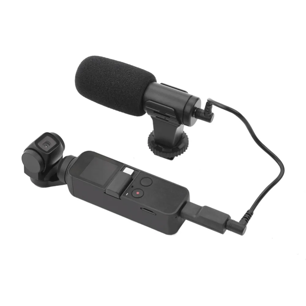 Для DJI Osmo Pocket 3,5 мм аудио адаптер Поддержка внешнего 3,5 мм микрофон для DJI Osmo Карманный адаптер