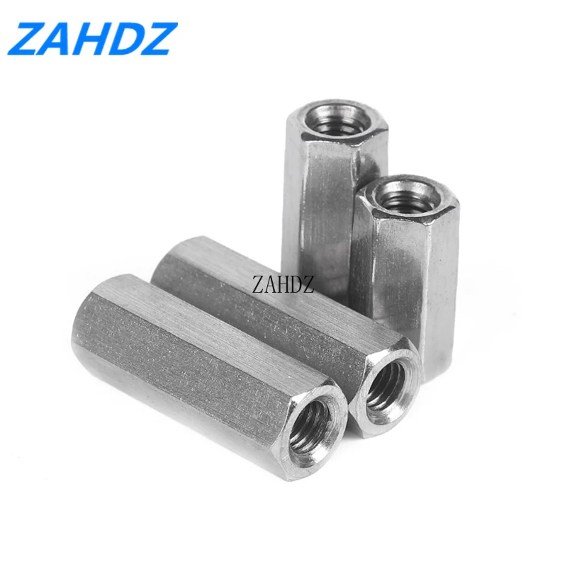 2 шт. шестигранная муфта из нержавеющей стали для M5/M6/M8/304|Гайки| |