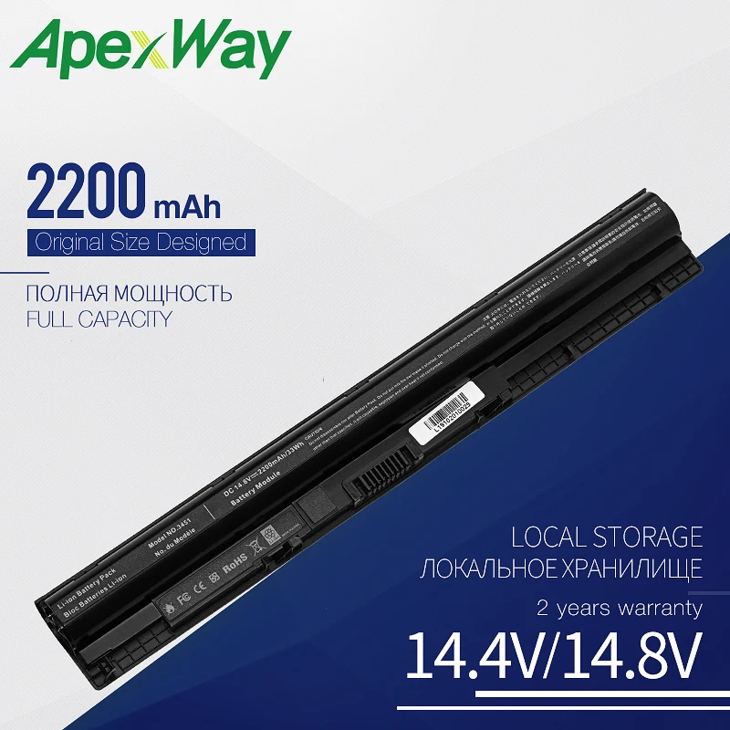 

ApexWay 14.8V 3200mAh Laptop Battery K185W M5Y1K For DELL Vostro 3451 3458 3551 3558 V3458 V3451 N3558 N5558 WKRJ2 GXVJ3 HD4J0