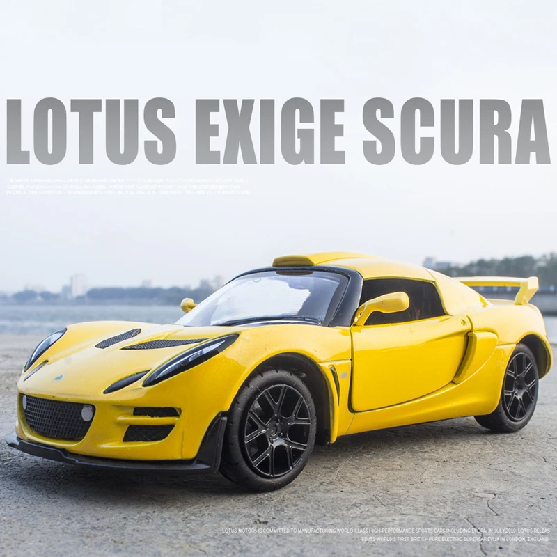 

1:32 LOTUS Exige Scura Alloy Racing Car Model Diecasts Metal Toy Spotrs Car Model High Simulation Collection Childrens Toy Gift