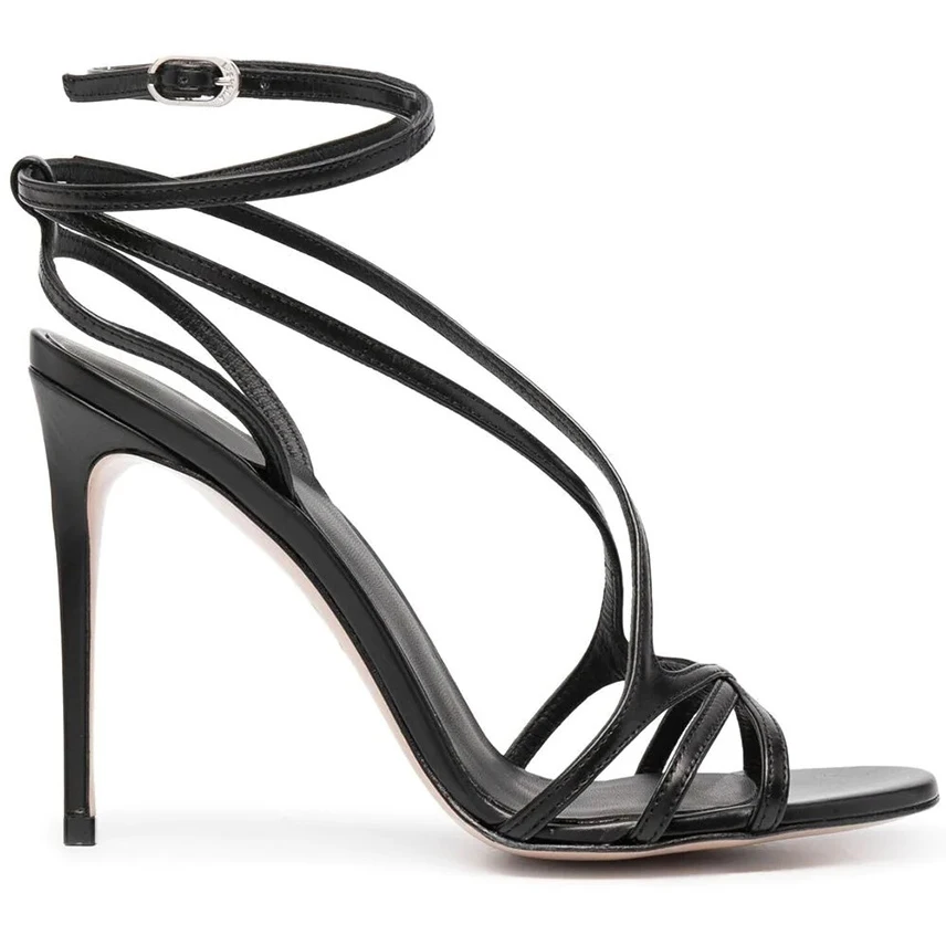 

Women Stiletto Thin High Heel Buckle Ankle Strap Sandal Sexy Wedding Evening Party Dress Shoe Fashion Ball Lady Sandal 9-CHC-12