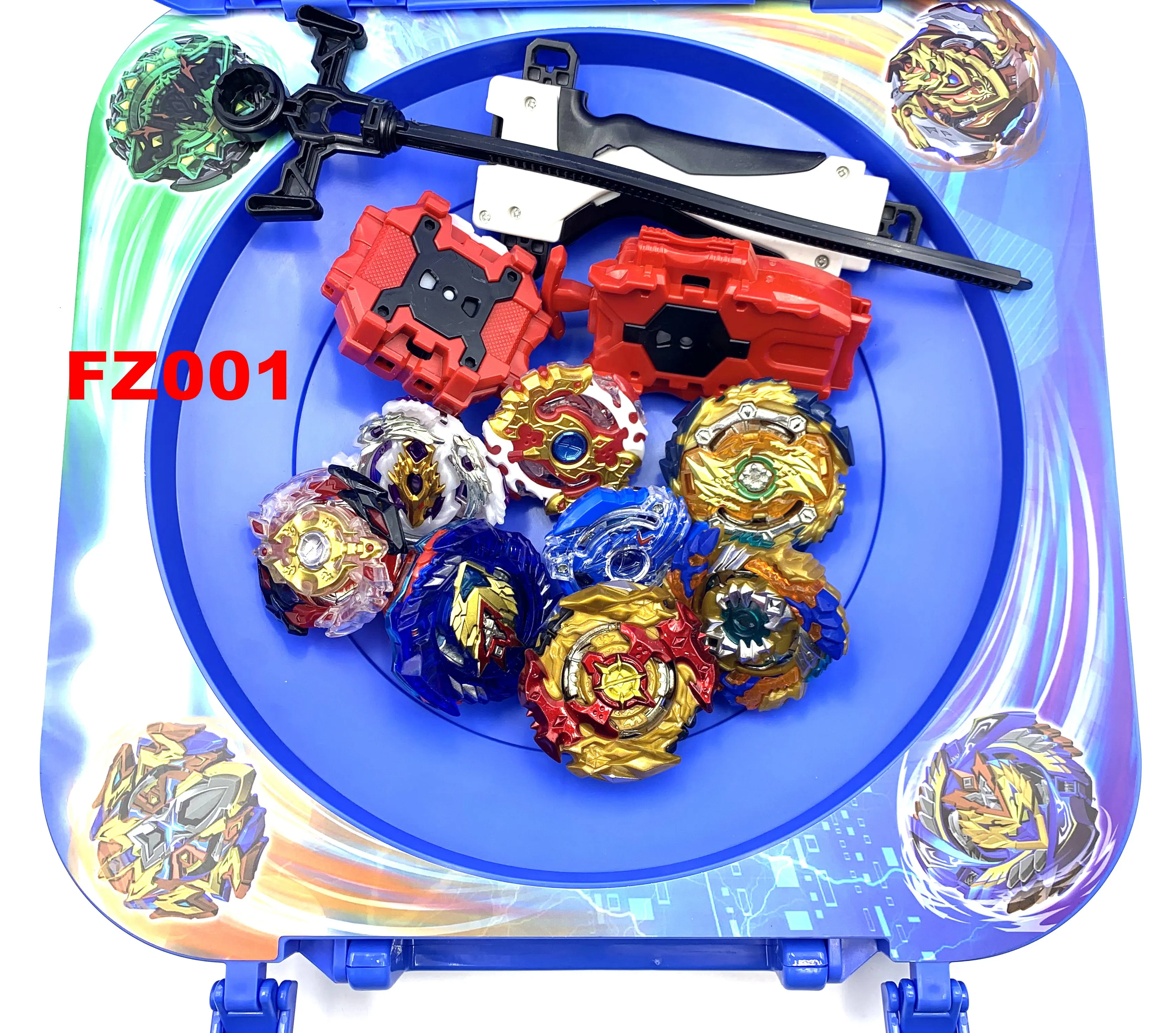 Beyblade burst мобильный beystadium набор Коллекционная коробка Арена стадион с ручкой пусковой установки как подарки для детей