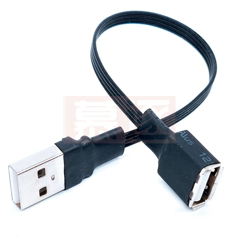 5 см 10 USB 2 0 A штырь гнездо 90 угловой Удлинительный адаптер кабель USB2.0