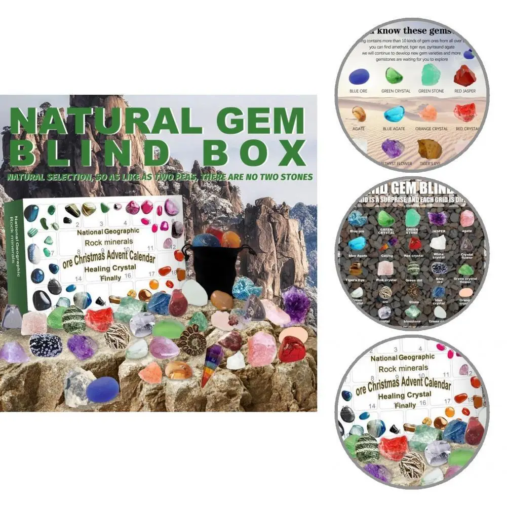 

Рождественская коробка из грубого камня для вечерние из натуральной руды