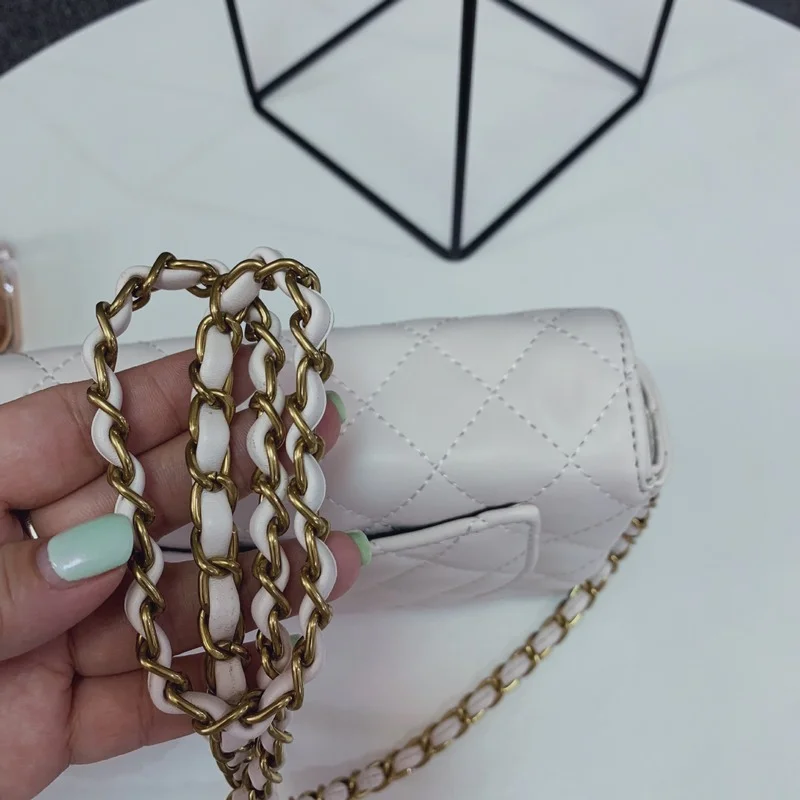 

Diamond Lattice Shoulder Bag Fashion Women's Crossbody Bag Baguette Female Handbags