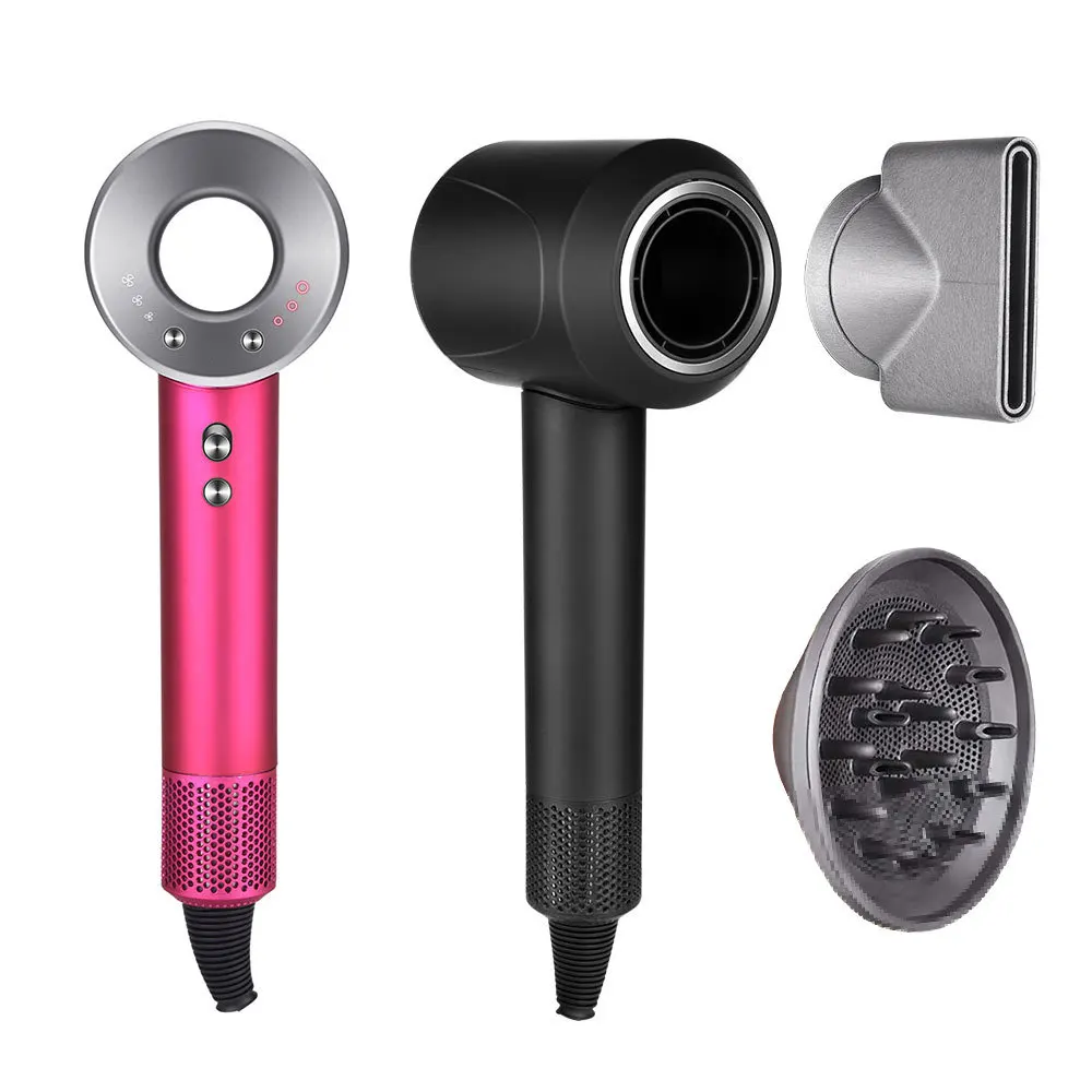 Professional Hair Dryer High Speed Hairdryer Temeperature Control Salon Dryer Hot &Cold Wind Negative Ionic Blow Dryer