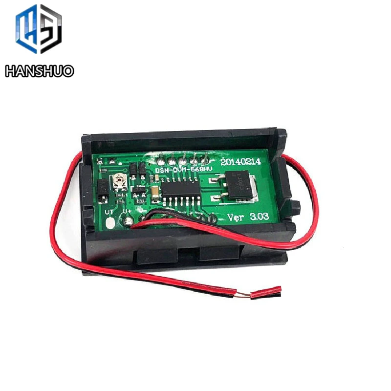 0,56 Цифровой del voltitmetro Metro del DC5-120V/DC 5 V a 120 v Цифровой del voltsimetro del medidor de voltaje de 12 V 24 V motocicleta e