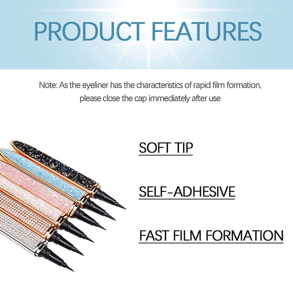 Звездное небо Алмазный самоклеящаяся подводка для глаз быстросохнущая не