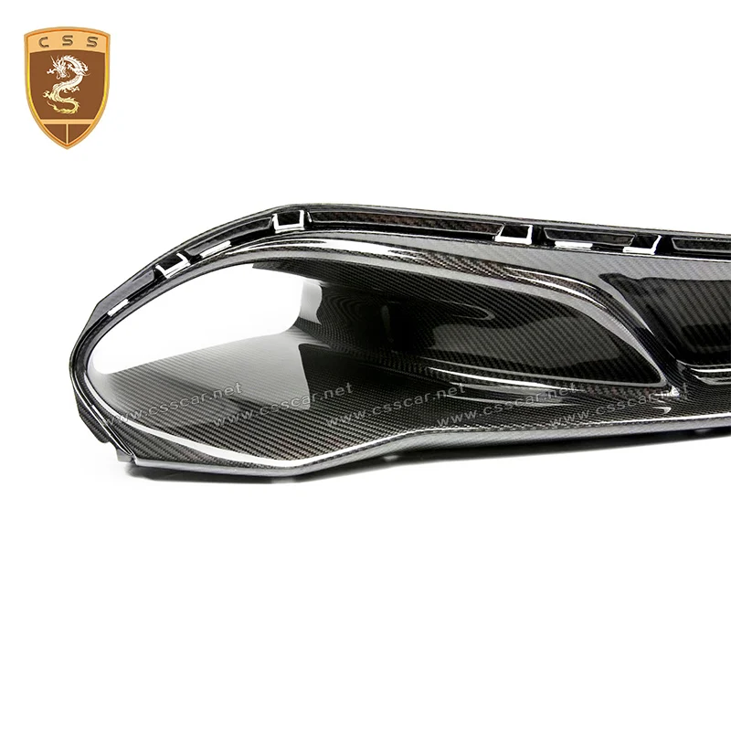 Диффузор для губ переднего бампера из настоящего углеродного волокна Mclaren 720S 2017
