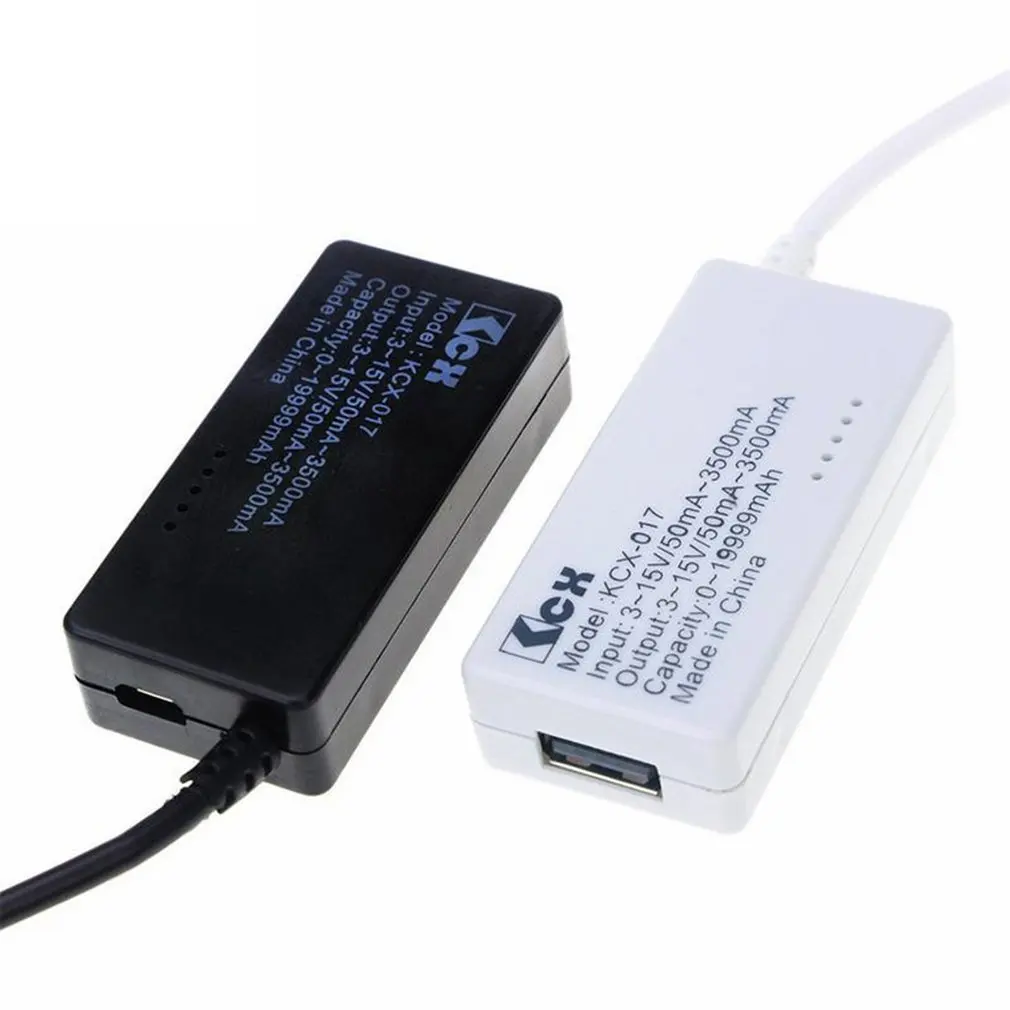 

LCD Backlit LCD Digital Screen Display USB Ammeter Voltmeter Charging Capacity Test Meter Detector With USB Extension Cable