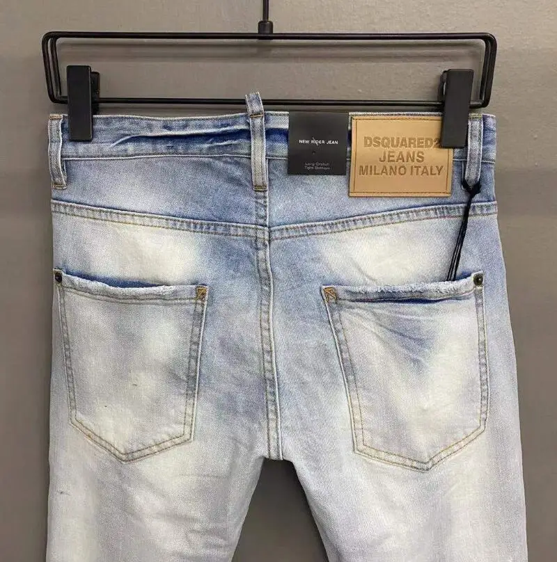 Mens Ripped Jeans, Dsquared2 Authentic Classic Jeans, New Arrival 2021, 2021, DSQ070