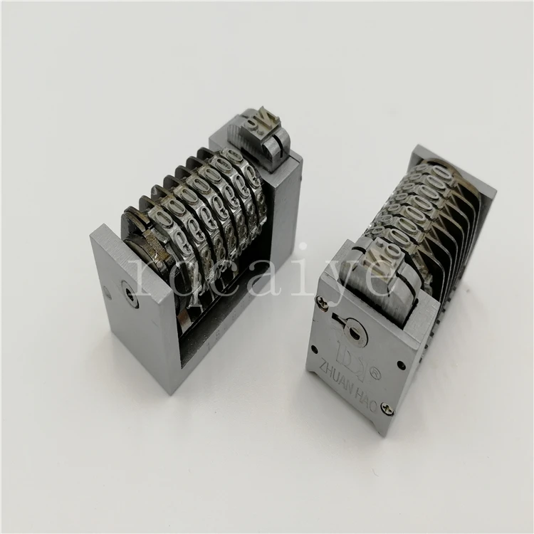 Бесплатная доставка 6 штук 7 цифр 4X8 Римский обратный буквенный пресс роторная