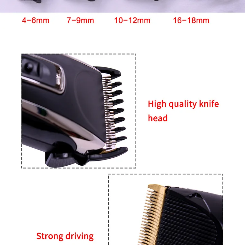 Профессиональная детская машинка для стрижки волос Бесшумная зарядка