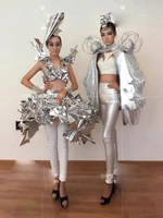 science and technology clothing future robot costume stage catwalk show costume stage dance men nightclub dj cosplay costumes