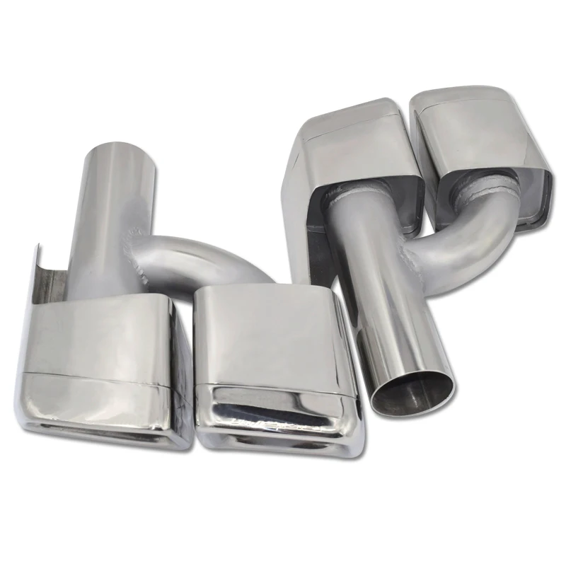 2 шт./компл. Нержавеющая сталь Тип выхлопной глушитель трубы подходит для Benz W212 W20