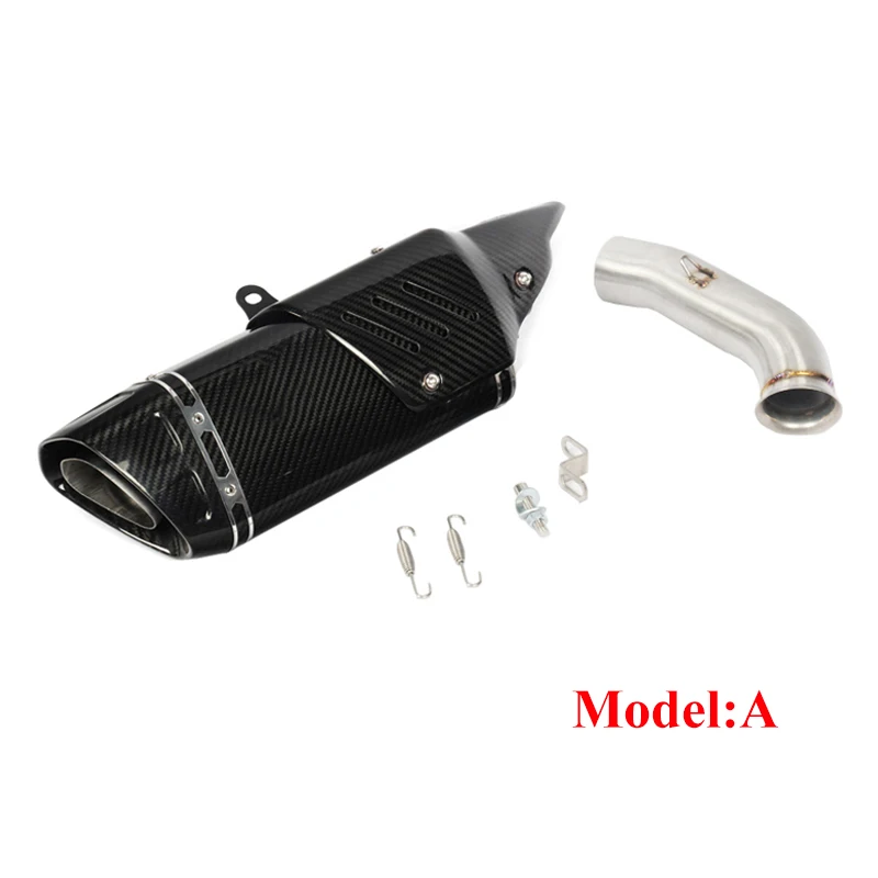 Мотоциклетная Модифицированная выхлопная система из нержавеющей стали средняя