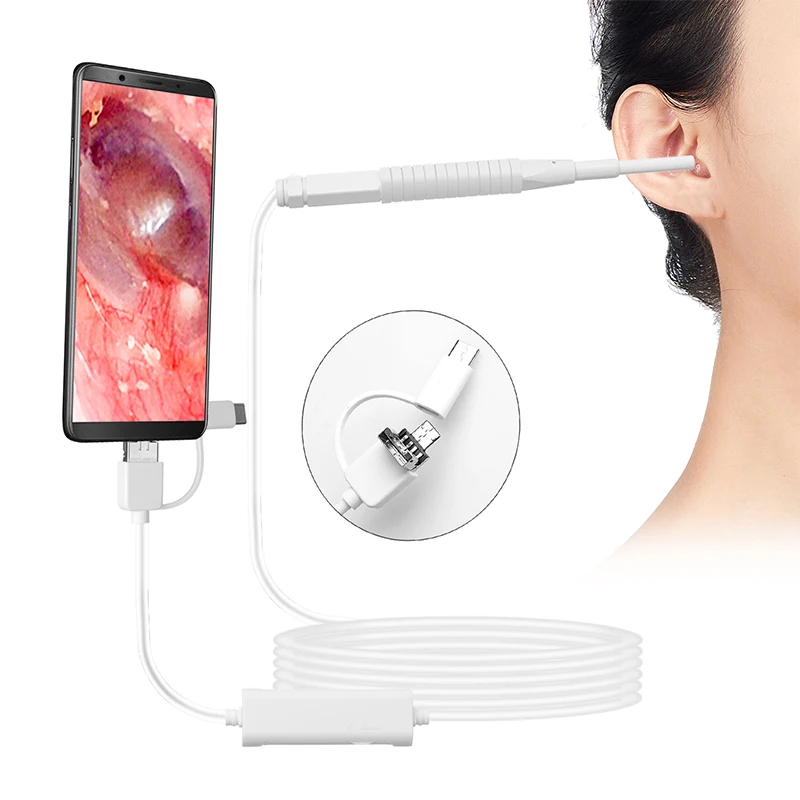 Камера Эндоскоп AN103 3 9 мм микро USB Type c|Камеры видеонаблюдения| |