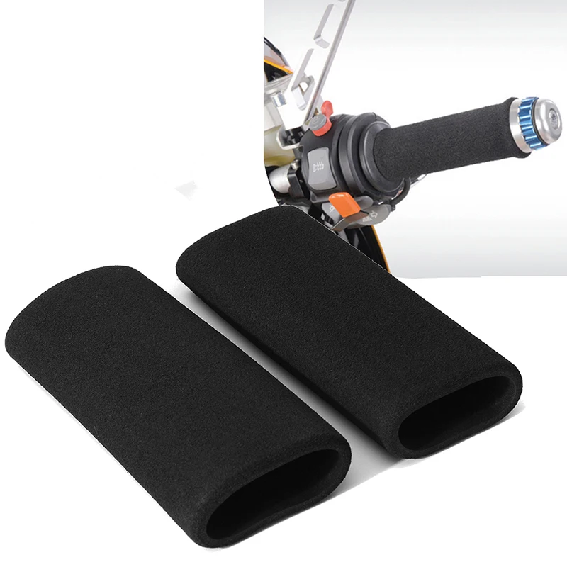 

2PCS Motorbike Motorcycle Slip-on Foam Anti Vibration Comfort Hand Grip Cover