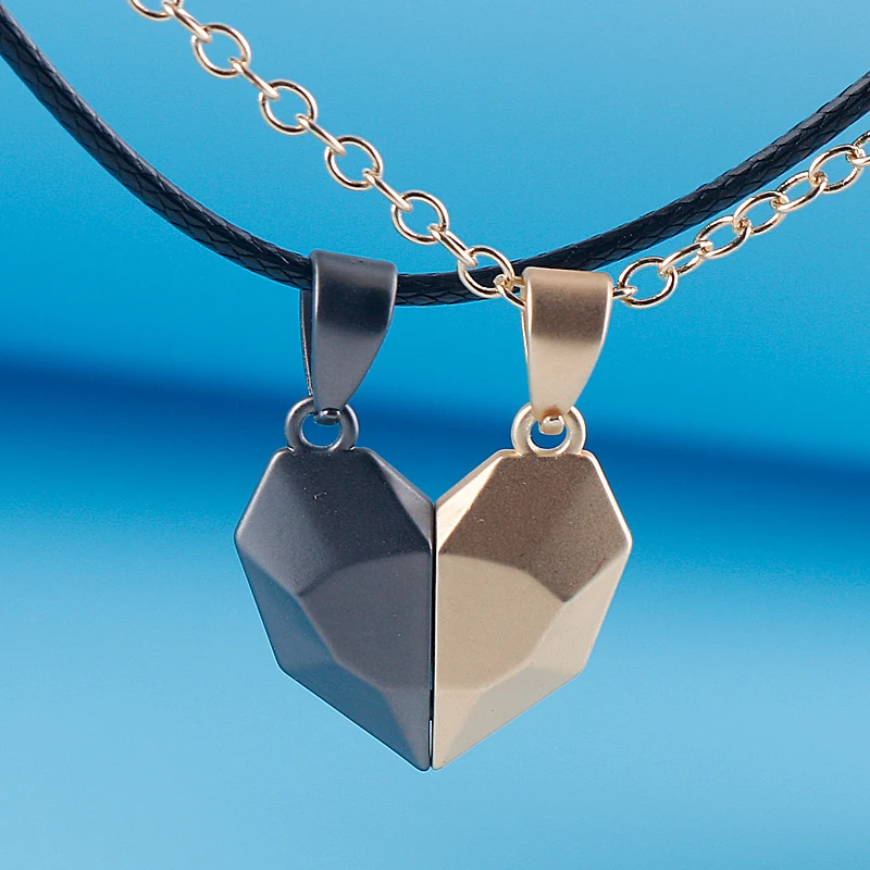 Красные черные золотые серебряные парные влюбленные цепочки ожерелье из бисера