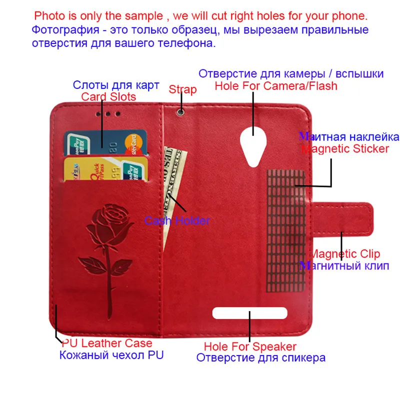 luxury leather flip case for umidigi bison wallet book style card holder case for umidigi bison 6 3 inch fundas phone cover free global shipping